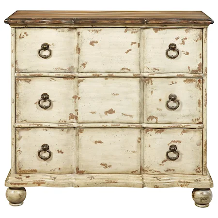 Santiago Blanco Accent Chest with 3 Drawers